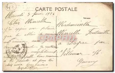 Lamotte-Beuvron (L.-&-C.) — A Colônia St-Maurice — As vacas no pasto — Edição Lamvy — Verso