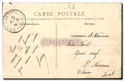 Villeny (L.-et-C.) — Zamek Fontenils — Petivierge, wydawca — Rewers