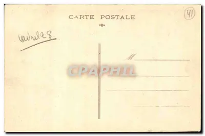 Castillo de Chaumont-sur-Loire — Habitación de Ruggieri, el astrólogo de Catalina de Médicis — Edición A. Simon, n.º 6 — Reverso