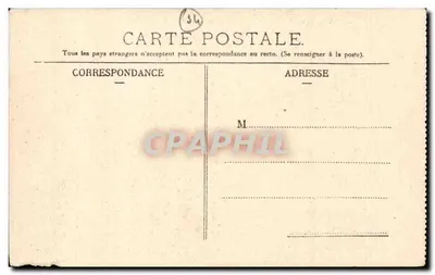 Béziers — O Plateau, lado das avenidas — Edição Titan, cliché Eylienne, n°26 — Verso
