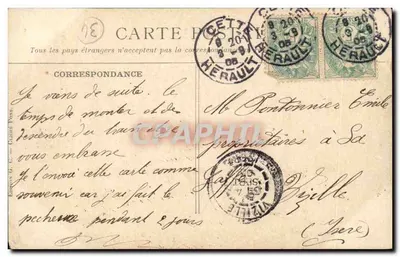 CETTE : Retorno da pesca — editor desconhecido, n° 8 — Verso