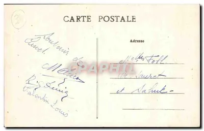 Lunel — Il Campanile della Chiesa — Ed. Gorse — Verso