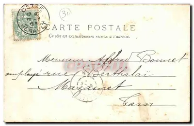 Pêche à la Dorade — Cetie — D. B., Édil — Verso