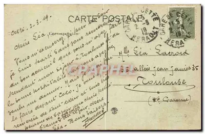CETTE — Fort de la Bulle Ronde i Mont Saint-Clair — Cauha, wyd. — Rewers