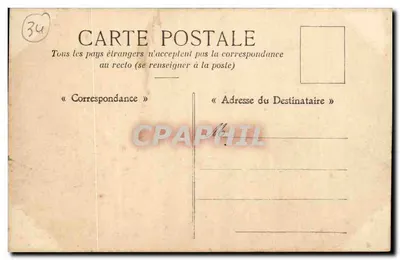 Saint-Céleste — Ogólny widok góry i nabrzeża Bosc — Rewers