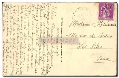 Sète — Efeito do Mar — LL. — n° 175 — Verso