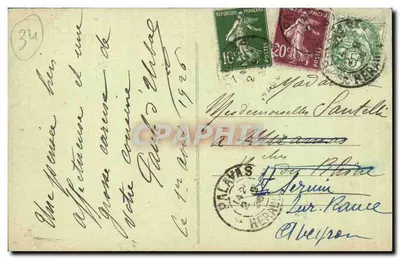 Palavas-les-Flots — Chałupy, lewa strona — Wyd. Mirmin, nr 420 — Rewers