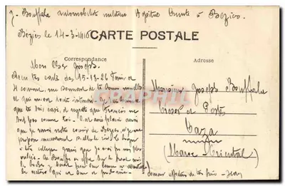 Béziers — Panorama — Les Quatre Ponts — Éditeur TRESOR FTPOC — Rewers