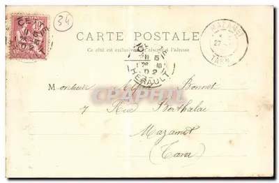 Quai du Nord — Montceau — Fot. Pontet-Guchens — Rewers