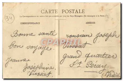 CETTE - Estação Balnear - Sobre o Canal do Quai da Cidade — Edição Nova — Verso