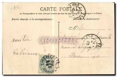 Cetate — A Place de la Maine — Guende fot. Marseille, n°497 — Verso