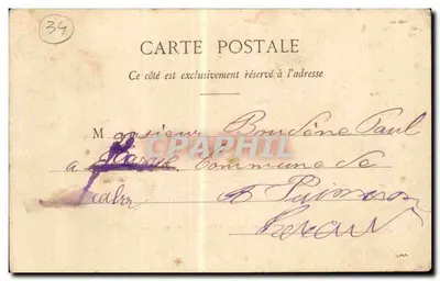 Pézenas - La Via di Pézenas — M. P. Phot. — Verso