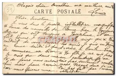 Béziers — O Quartel Geral — M. Pons, Béziers — Verso