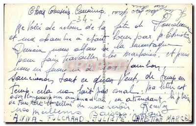Barbès — Widok mostu i budynku nad rzeką — wydawca Barbès, n°2 — Rewers