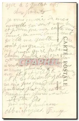 Agde — Kaserna Mirabel — Édik S. Vuillenin, Galeries Parisiennes, Épôts — Rewers