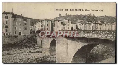 Bedarieux - Velho Ponte sobre o Orb — Hérault 294 — editor Hérault