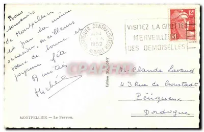 Place de la République — Montpellier — Wydawnictwo Clatigny — Rewers