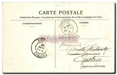 Béziers - Ansicht der Kirche Sainte-Madeleine — unbekannter Verleger, Nr. 11 — Rückseite