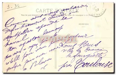 Palavas-les-Flots — De Joute — Uitgever: J. B. L. (drukker) — Achterkant