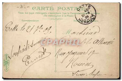 Celle - Galeria Fortu Richelieu — wydawca nr 2165 — Rewers