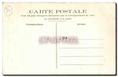 Pézenas - Praça da República - Fonte Monumental — editor Pundakia, n° 78 — Verso