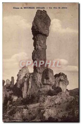 Cirque de MOURÈZE (Hérault) — Um sonho de pedra — Editor Photo. Aile