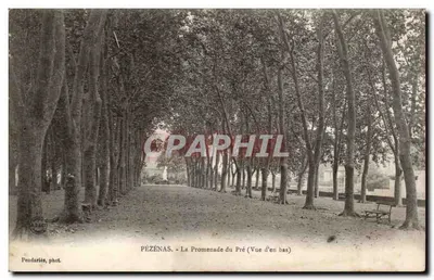 Pézenas - A Promenade do Pré (Visão de baixo) — Pendariès, fot.