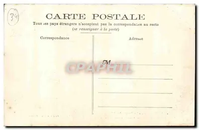 Pézenas - La Grange-des-Prés. Estadia de Molière - Avenida dos Pinheiros — Paul Labeur, foto P. Bousca — Verso