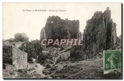 O Cirque de MOURÈZE - Ruínas do Castelo — Editor L. Caste