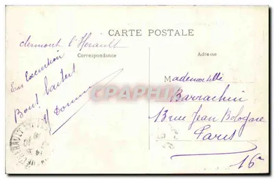 O Cirque de MOURÈZE - Ruínas do Castelo — Editor L. Caste — Verso