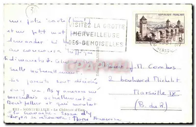 Zamek Wody — Montpellier — Wydawca Clatichy — Rewers