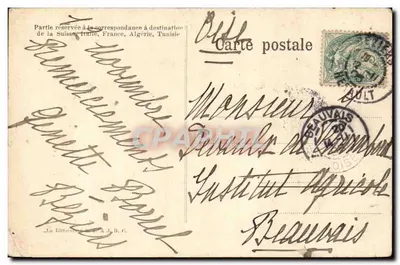 Béziers — złożony widok panoramiczny — La Bittorone & J. B. C. — Rewers