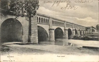 Pont canal — Béziers — Édition E. D. B.