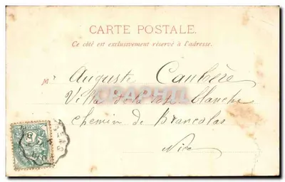 Pont canal — Béziers — Édition E. D. B. — Verso