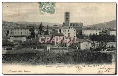 Lodève — Bairro do Hospital — L. Frument, fot., Lodève
