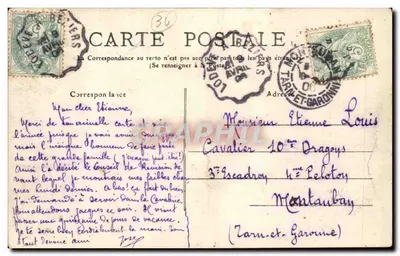 Os arredores de LODÈVE — O Passagem de l'Escalette — L. Froment, fot., Lodève — Verso