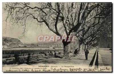 Bédarieux (Hérault) — A Perspectiva — H. Delestating, fot. em Bédarieux e Lamalou-les-Bains