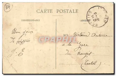 Neffiès (Hérault) - Dzwonnik — Wydawnictwo Combès, Pézenas — Rewers