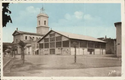Marselha (Hérault) — Igreja e Mercado — editor APA