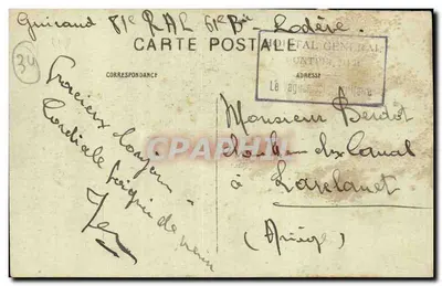 Montpellier — Gara podróżnych — Wydawca Colin bracia — Rewers