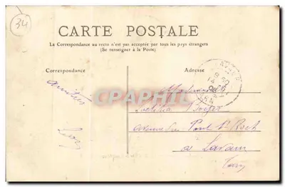 Okręgi LODEVE — Pas de l'Escalette — L. Froment, fot., Lodève — Rewers