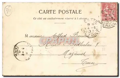 CETTE — Stacja Zoologiczna — G. Manheim, G. Catelanes — Rewers
