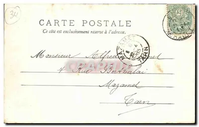 As Joutes Cettoises : em guarda — Cetton, 21 de abril de 1903 — Fotos P. II. Cetton — Verso