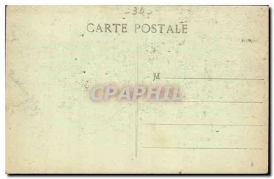 CETTE - A Corniche - Um golpe de mar — n° 10 — Verso
