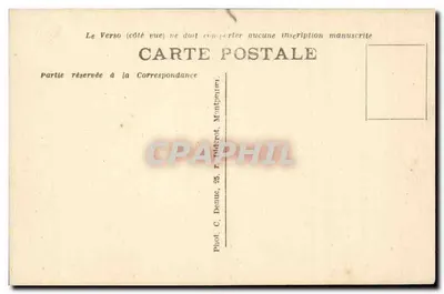 CETTE - Estação Balnear - Sobre o Môle - Filés no Secador - Farol de São Luís e Observatório — Verso