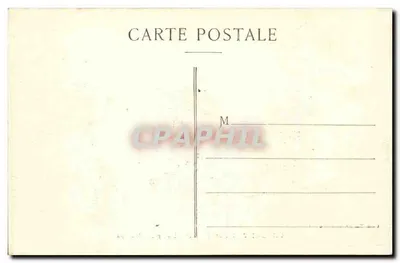 CROZANT (Creuse) — Pont sobre a Creuse — A. de Nussac, edição Guéret — Verso