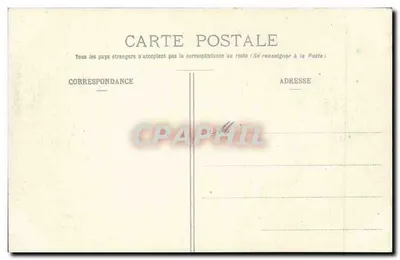 Algemene ruïnes van Crozant — Crozant, Dordogne — uitgever Nossane, Gourdon — Achterkant