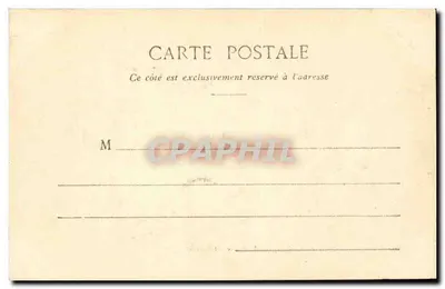 Zrujnowane zabytki Crozant (Creuse) — A. de Nussay, wyd., Gueret — n° 27 — Rewers