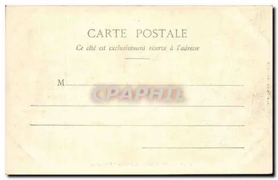 As margens da Creuse — Vacas no bebedouro — A. de Nussere, edição Girdret, n° 202 — Verso