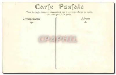 Campo de LA COURTINE — Retorno de Manobras — ND Pirot — Verso